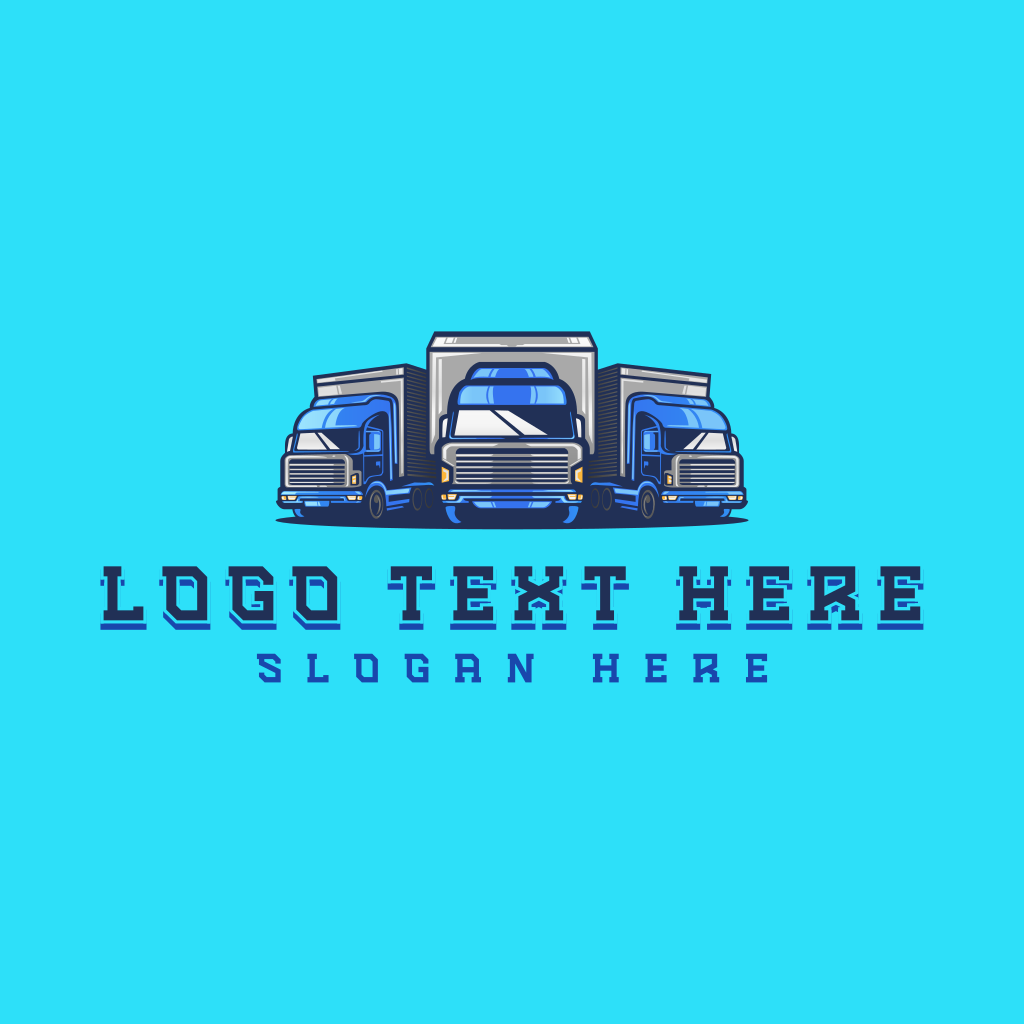 Cargo Truck Fleet Logo | BrandCrowd Logo Maker