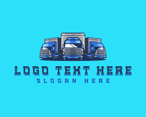 Fleet - Cargo Truck Fleet logo design