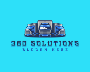 Cargo Truck Fleet logo design