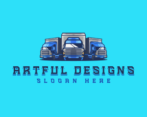 Cargo Truck Fleet logo design