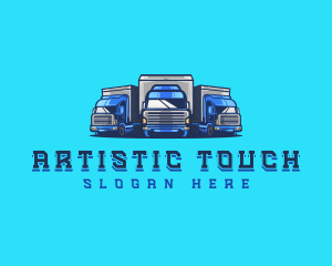 Cargo Truck Fleet logo design