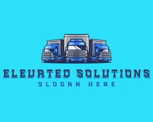 Cargo Truck Fleet logo design