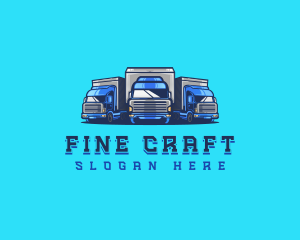 Cargo Truck Fleet logo design