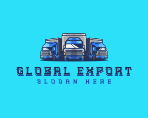Export - Cargo Truck Fleet logo design
