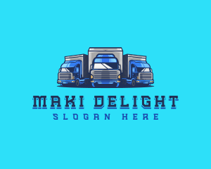 Cargo Truck Fleet logo design