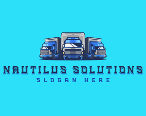 Cargo Truck Fleet logo design