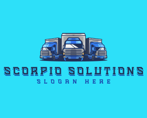 Cargo Truck Fleet logo design