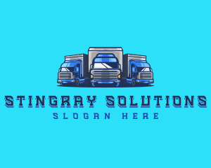 Cargo Truck Fleet logo design