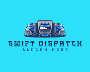 Dispatch - Cargo Truck Fleet logo design