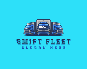 Fleet - Cargo Truck Fleet logo design