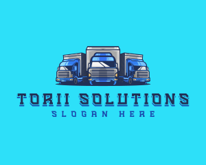 Cargo Truck Fleet logo design