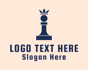 Blue - Grandmaster Pawn Championship logo design