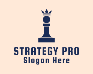 Tactics - Grandmaster Pawn Championship logo design