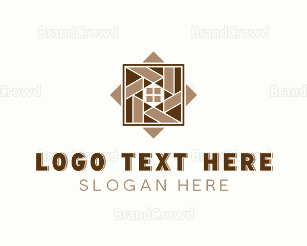 Flooring Tile Paving Logo