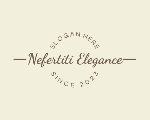 Elegant Beauty Brand logo design