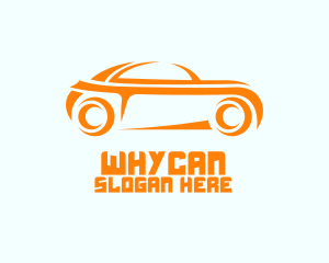 Car Accessories - Sporty Orange Car logo design