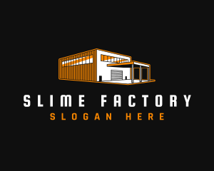 Warehouse Factory Storage logo design