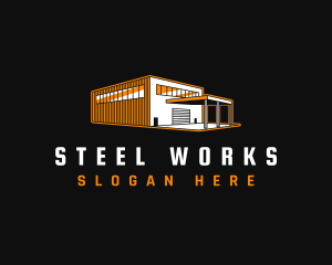 Warehouse Factory Storage logo design