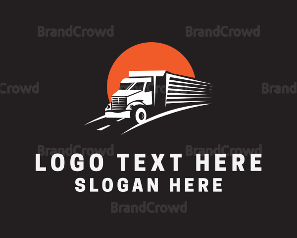 Cargo Transport Truck Logo
