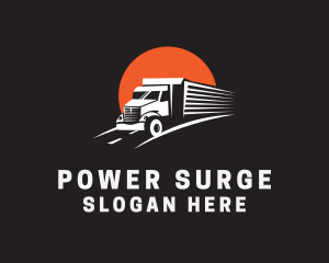 Cargo Transport Truck Logo