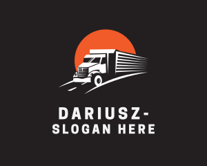 Vehicle - Cargo Transport Truck logo design