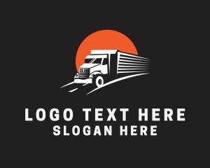 Cargo Transport Truck Logo