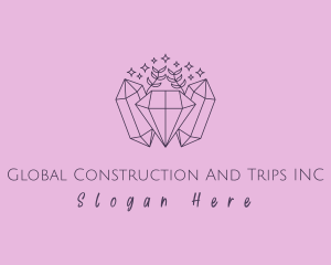 Elegant - Elegant Jewelry Crystal Gemstone logo design