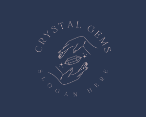 Crystal Hand Boutique logo design