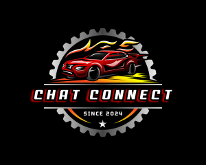 Gear Car Racing Logo