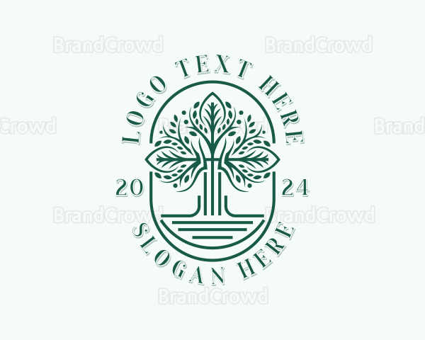 Botanical Garden Planting Logo