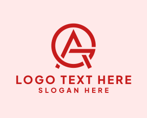 Monogram - Finance Consultant Firm Letter GA logo design