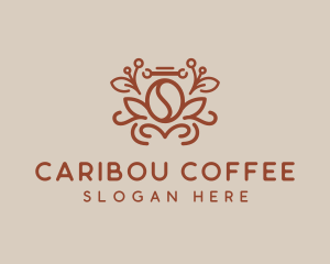 Brown Coffee Plant  logo design