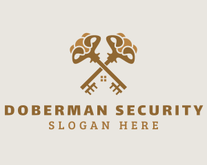 Key House Security logo design