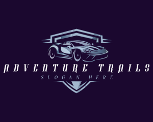 Racing Car Auto Detailing logo design