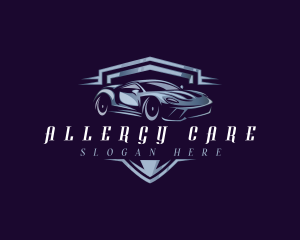 Racing Car Auto Detailing logo design