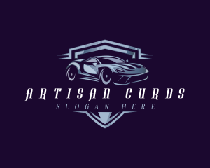 Racing Car Auto Detailing logo design