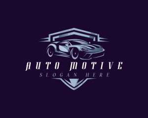 Racing Car Auto Detailing logo design