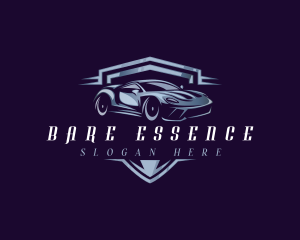 Racing Car Auto Detailing logo design