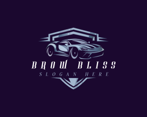 Racing Car Auto Detailing logo design