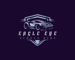 Racing Car Auto Detailing logo design