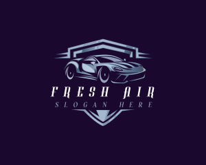 Racing Car Auto Detailing logo design