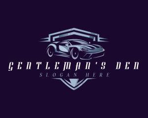 Racing Car Auto Detailing logo design