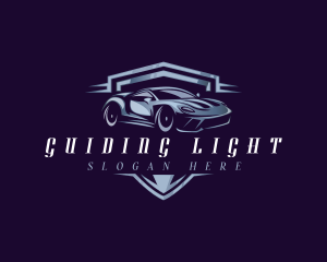 Racing Car Auto Detailing logo design