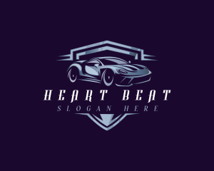 Racing Car Auto Detailing logo design