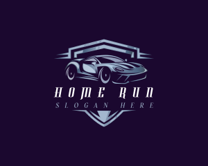 Racing Car Auto Detailing logo design