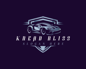 Racing Car Auto Detailing logo design