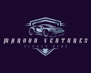 Racing Car Auto Detailing logo design