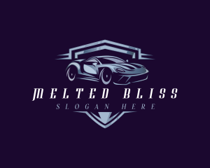 Racing Car Auto Detailing logo design