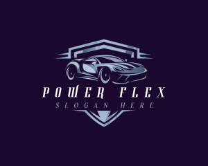 Racing Car Auto Detailing logo design