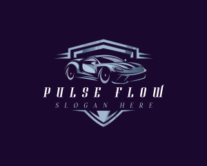 Racing Car Auto Detailing logo design